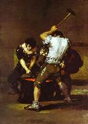 Francisco Jose de Goya La fragna (Smithy). USA oil painting artist